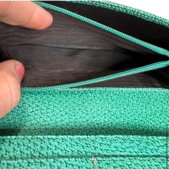 GUCCI GG Logo Canvas Leather Long Bifold Wallet - Picture 6 of 8